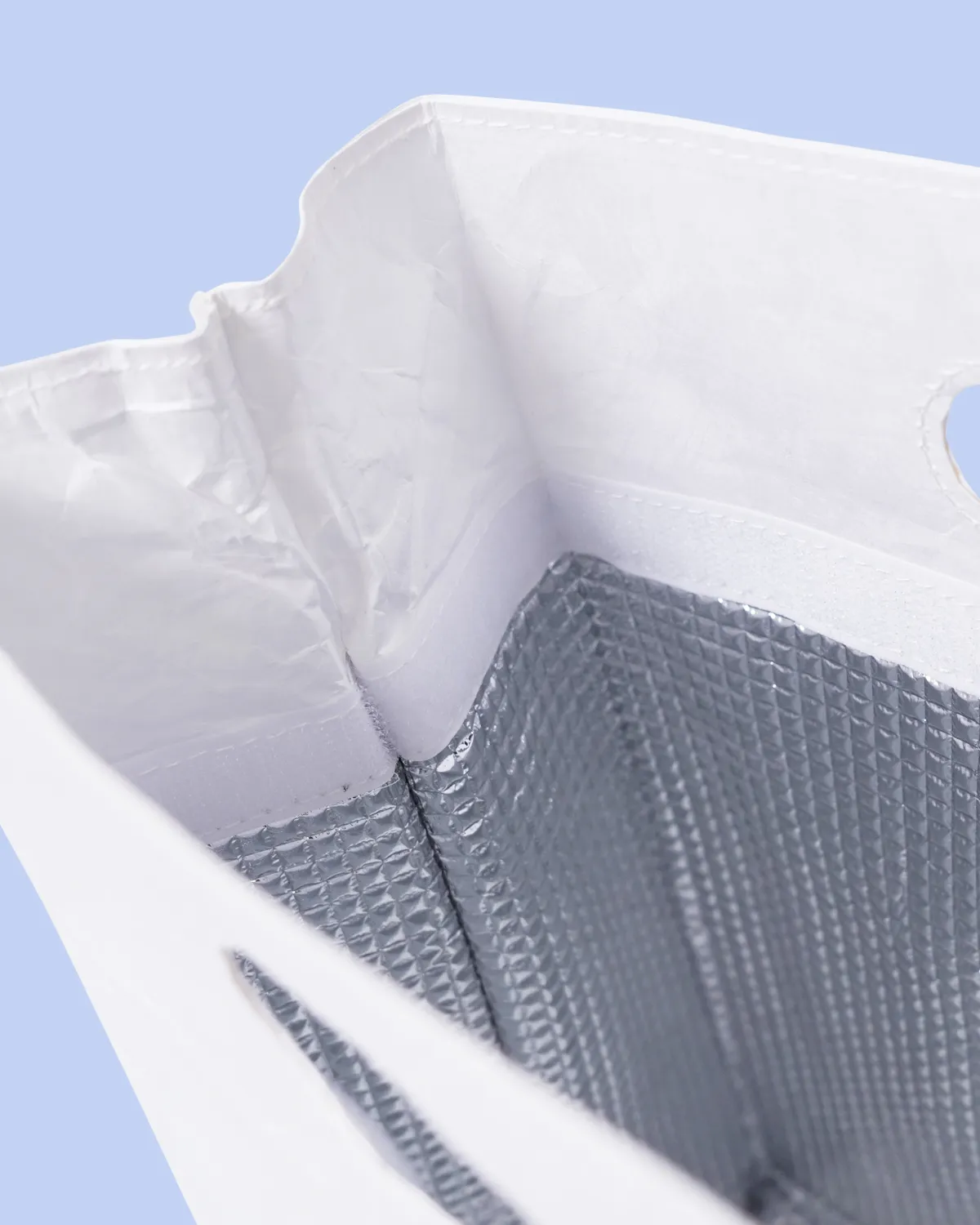 タイベック角底保冷バッグ小判抜き_折り目