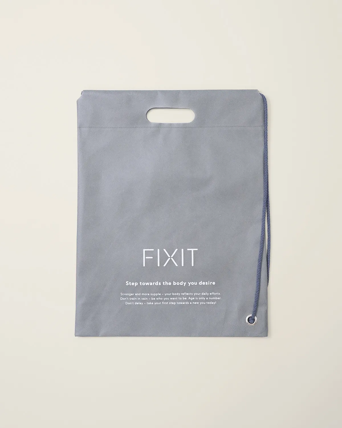 不織布底ガゼットショルダーバッグ_平置き正面