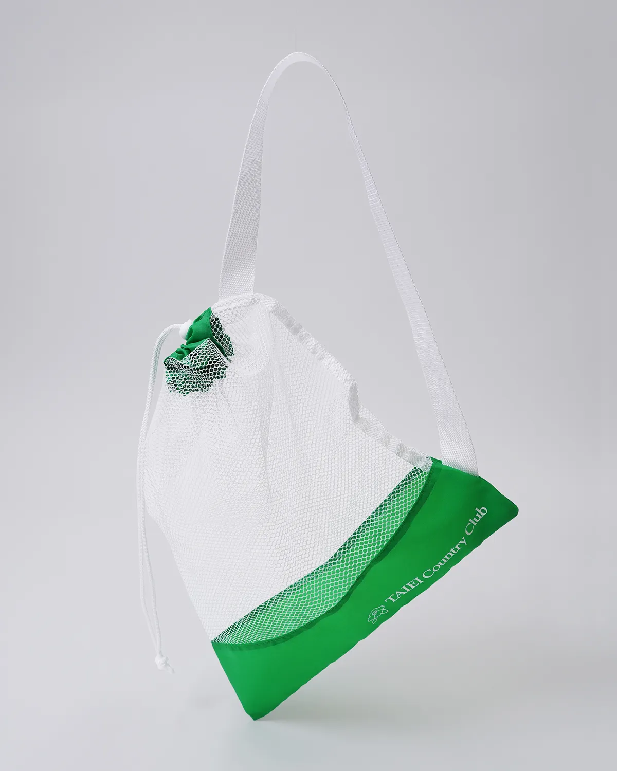 メッシュ巾着片紐ショルダーバッグ_正面