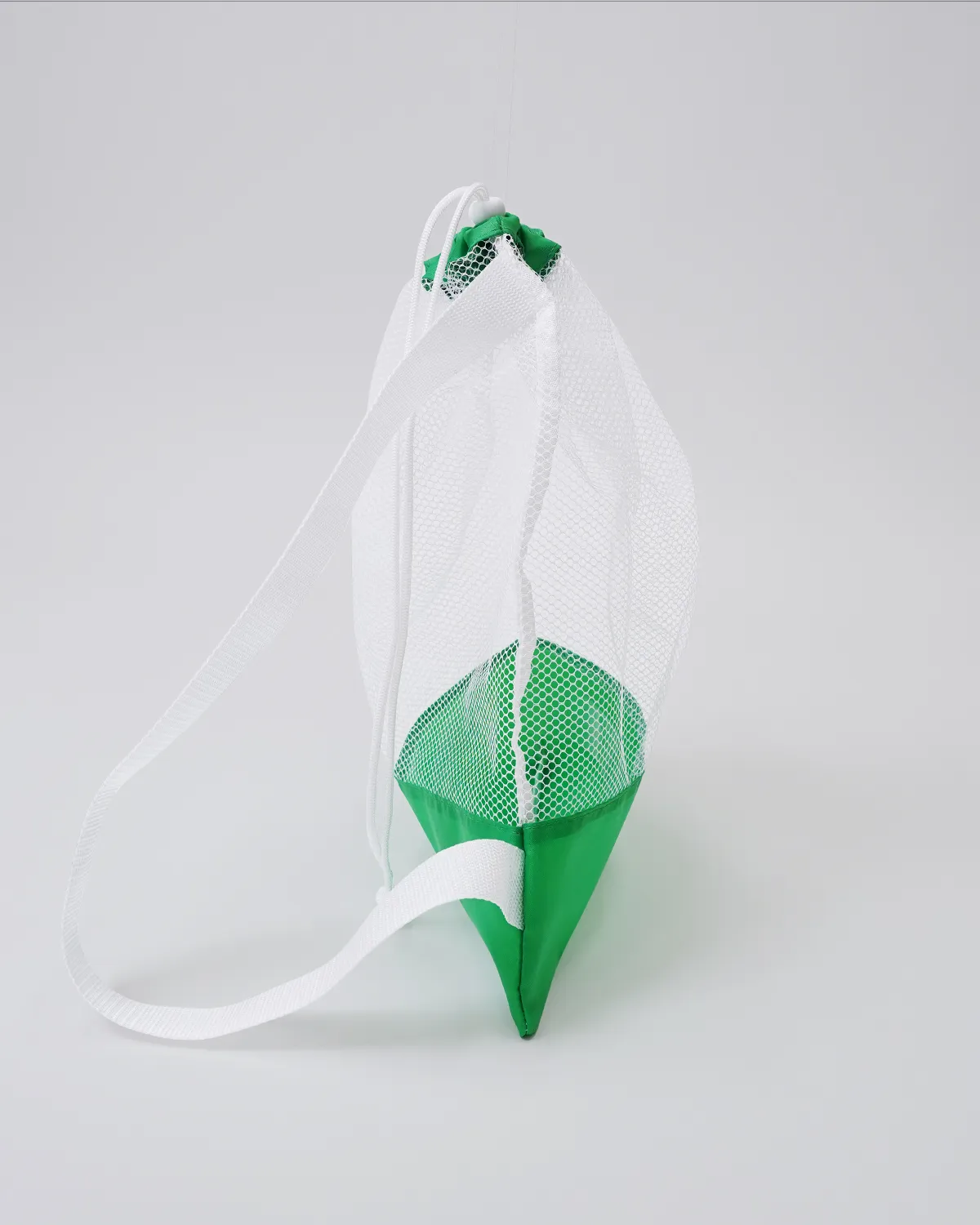 メッシュ巾着片紐ショルダーバッグ_横