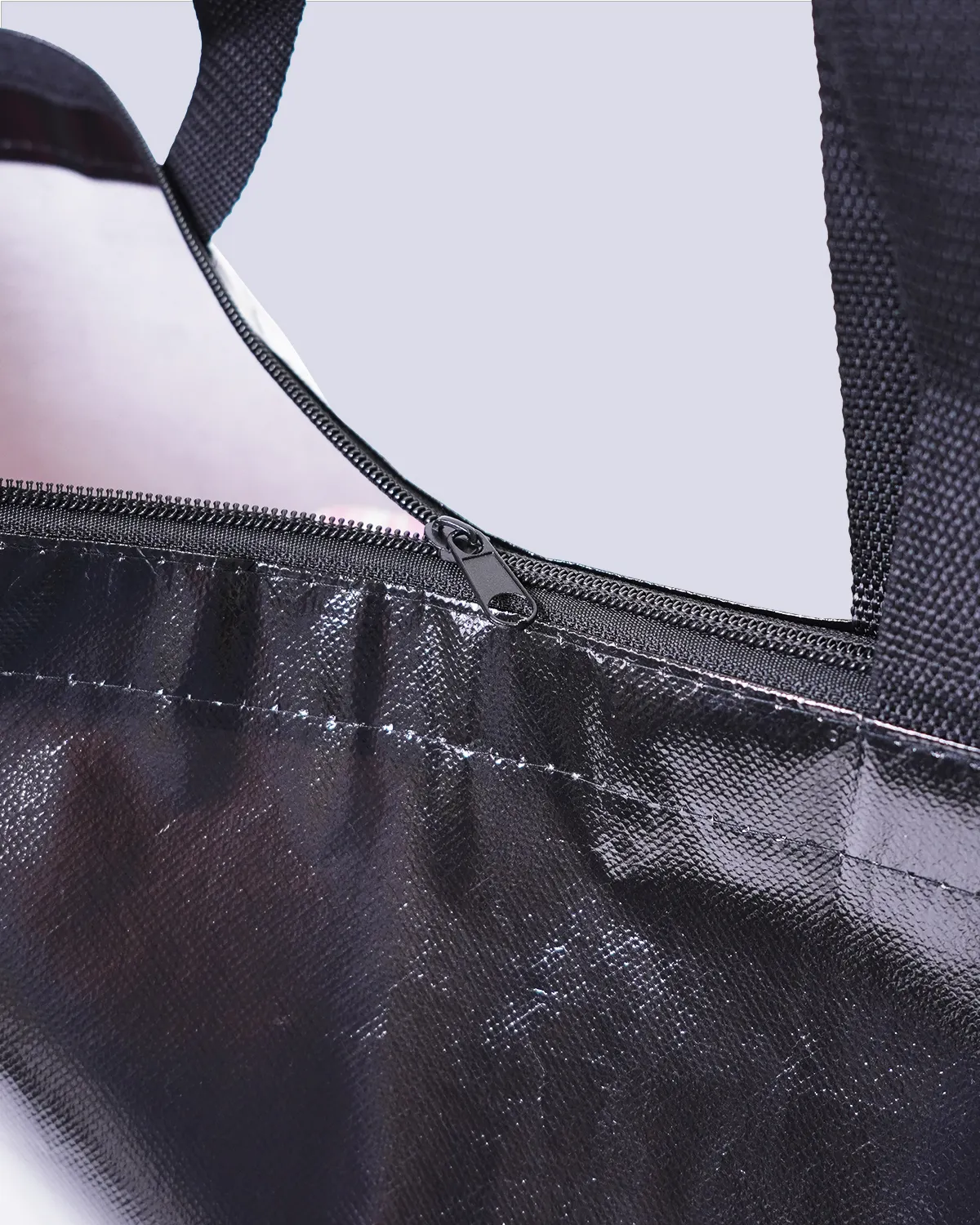 不織布角底バッググロスPPフィルムフルカラー_ファスナー