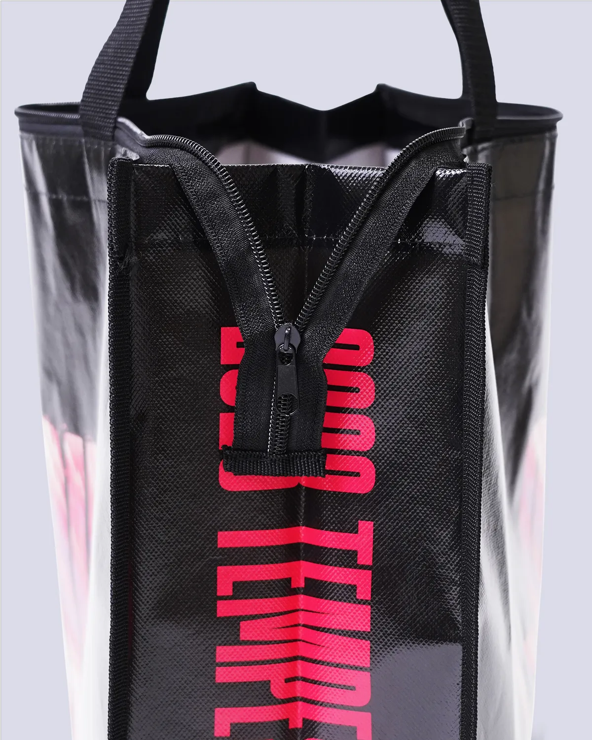 不織布角底バッググロスPPフィルムフルカラー_ファスナー端