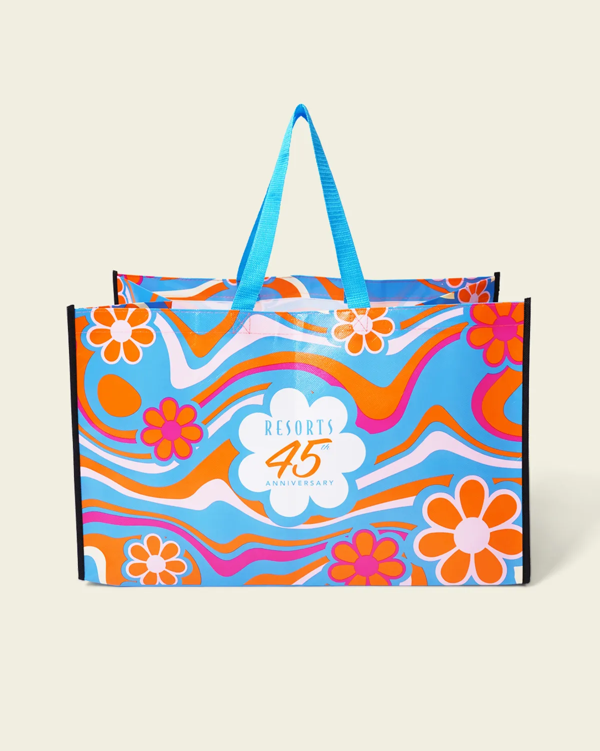 不織布＋PPラミネート角底バッグ_正面