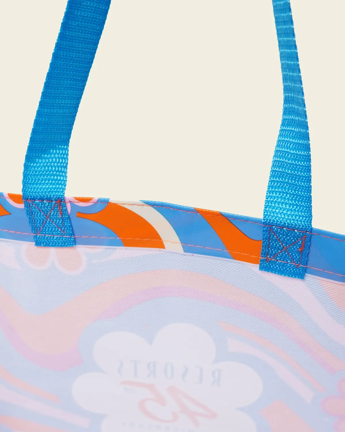 不織布＋PPラミネート角底バッグ_裏面ステッチ