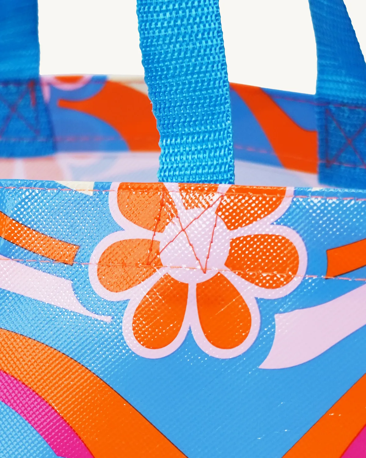 不織布＋PPラミネート角底バッグ_クロスステッチ