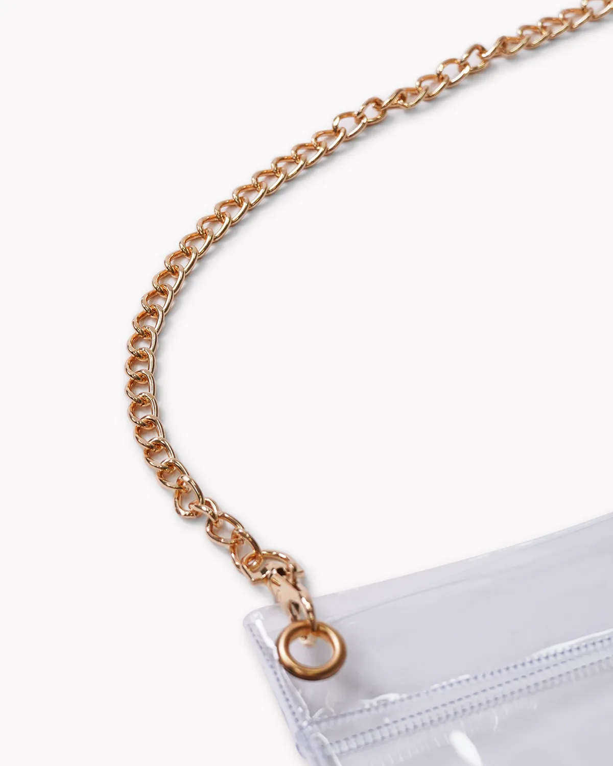 透明塩ビマチなしサコッシュ_チェーン