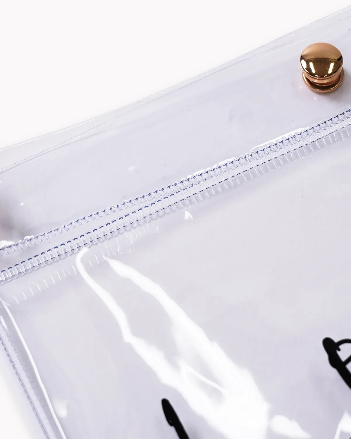 透明塩ビマチなしサコッシュ_熱圧着