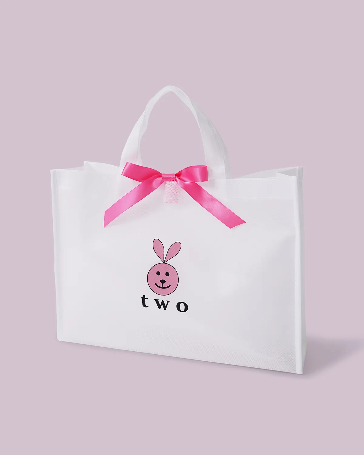 不織布角底バッグ_斜め