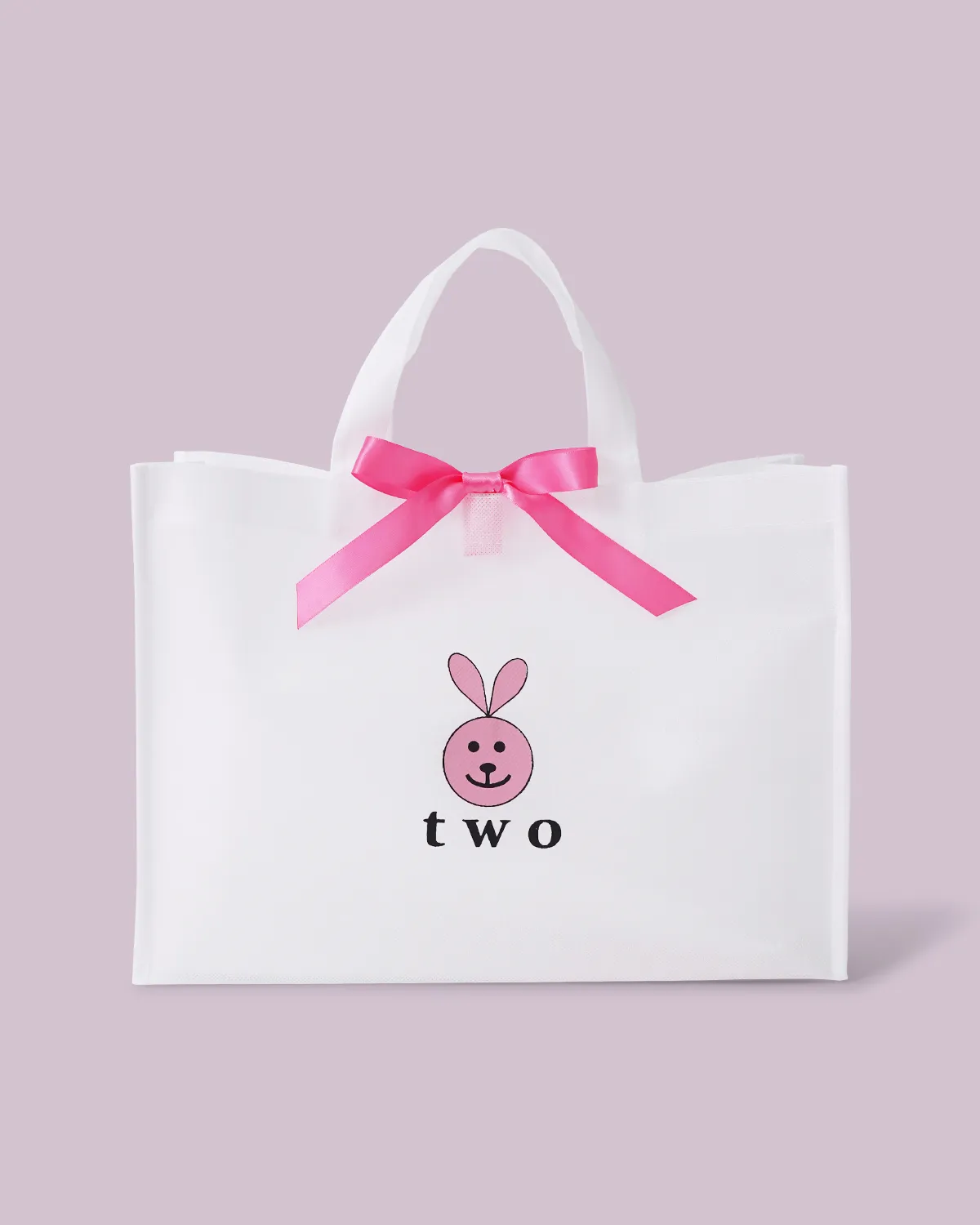 不織布角底バッグ_正面