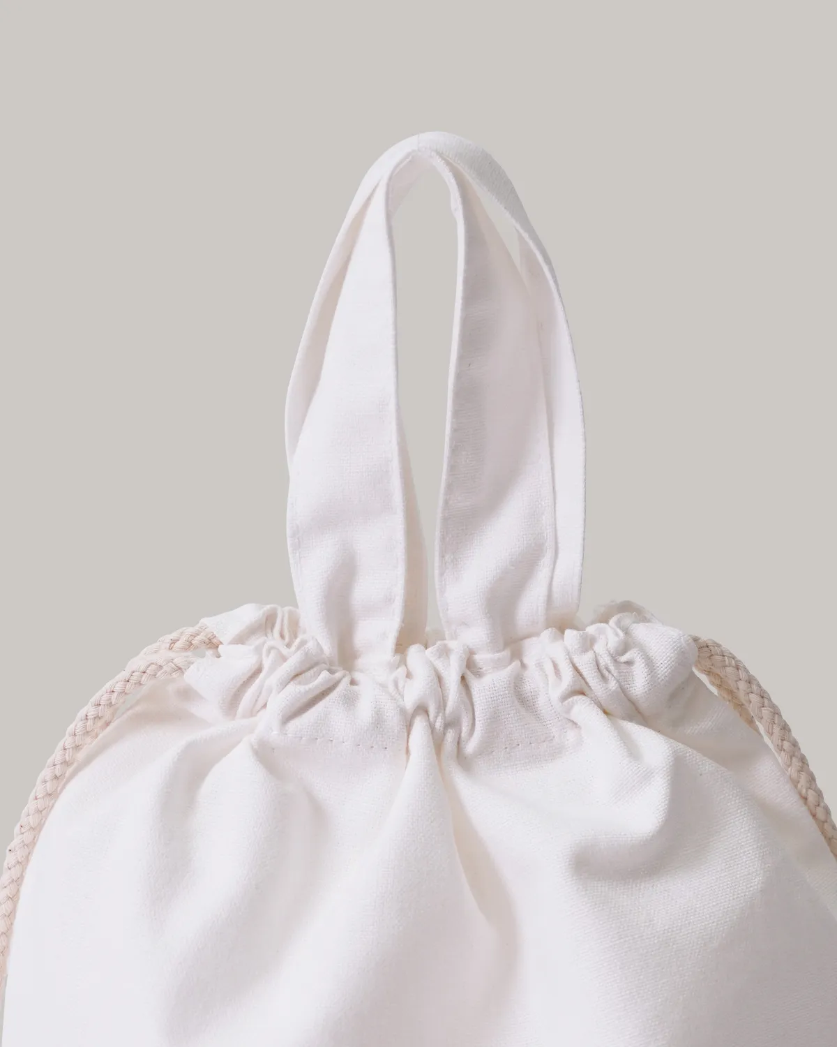 コットンリネン両紐ショルダーバッグ合皮補強_持ち手