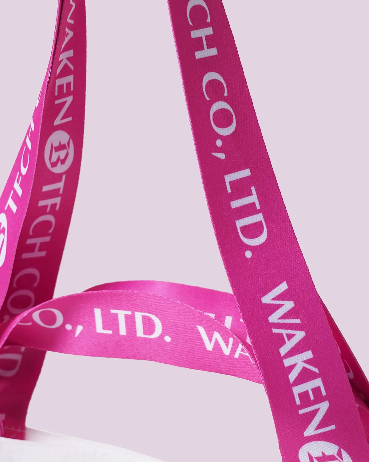 ワリフ（PPクロス）船底バッグ持ち手2本_持ち手印刷