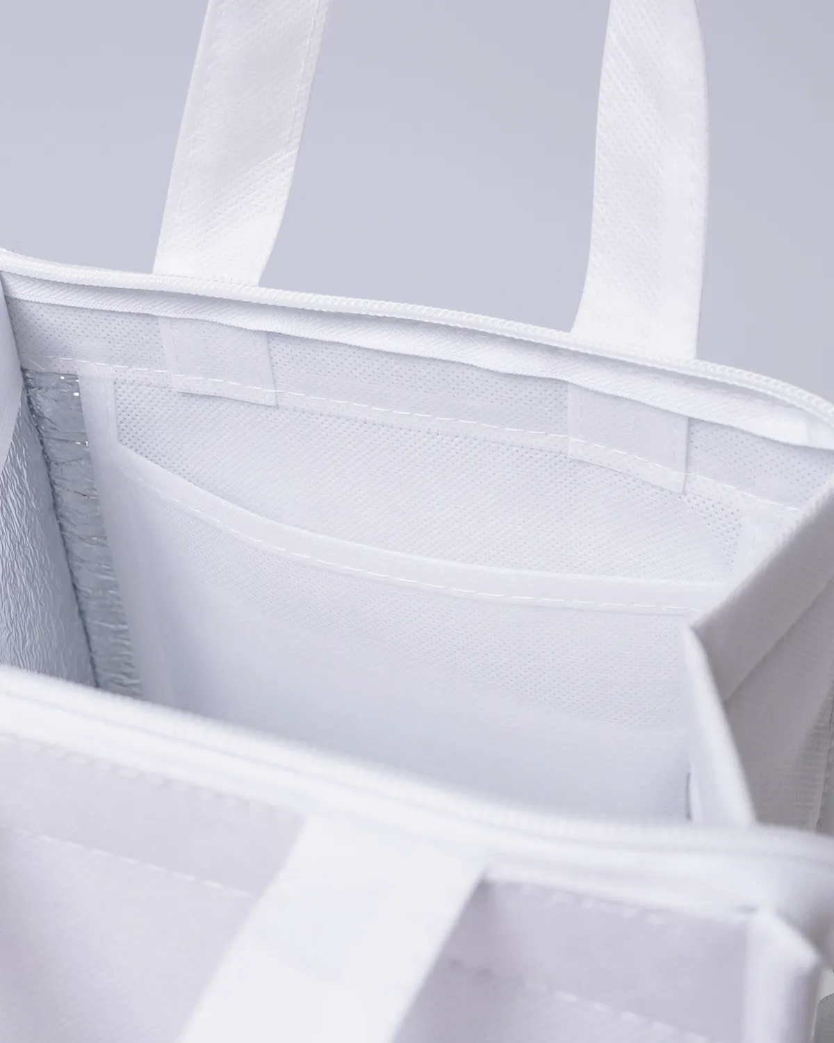 不織布角底保冷バッグ_内ポケット