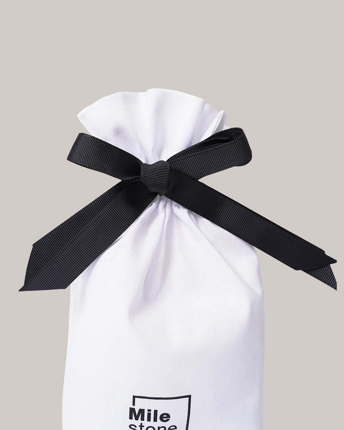 コットン5オンス巾着袋大中小_リボン結び