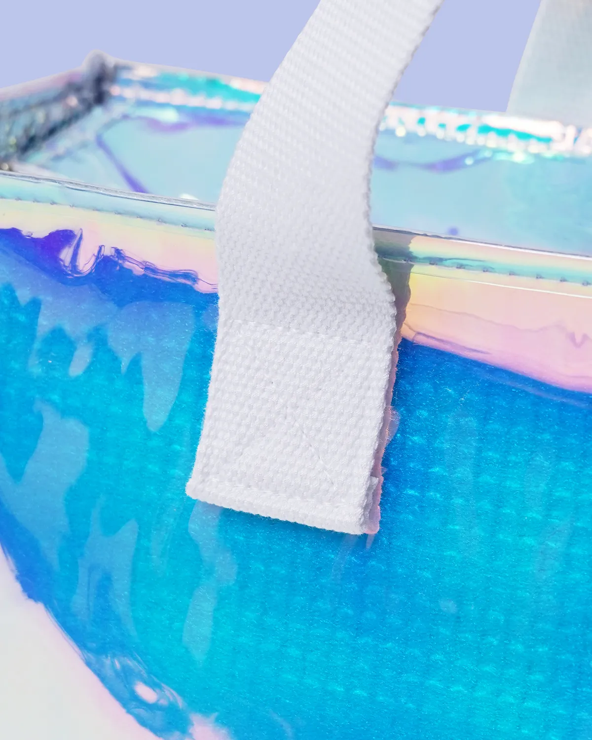 ホログラムPVC+コットン角底保冷バッグ_クロスステッチ