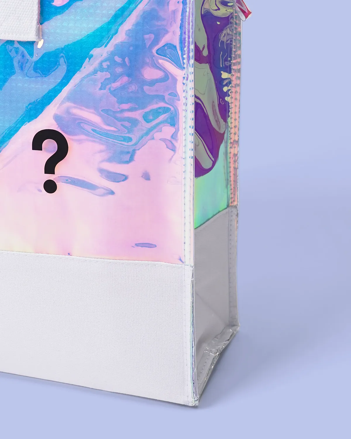 ホログラムPVC+コットン角底保冷バッグ_角