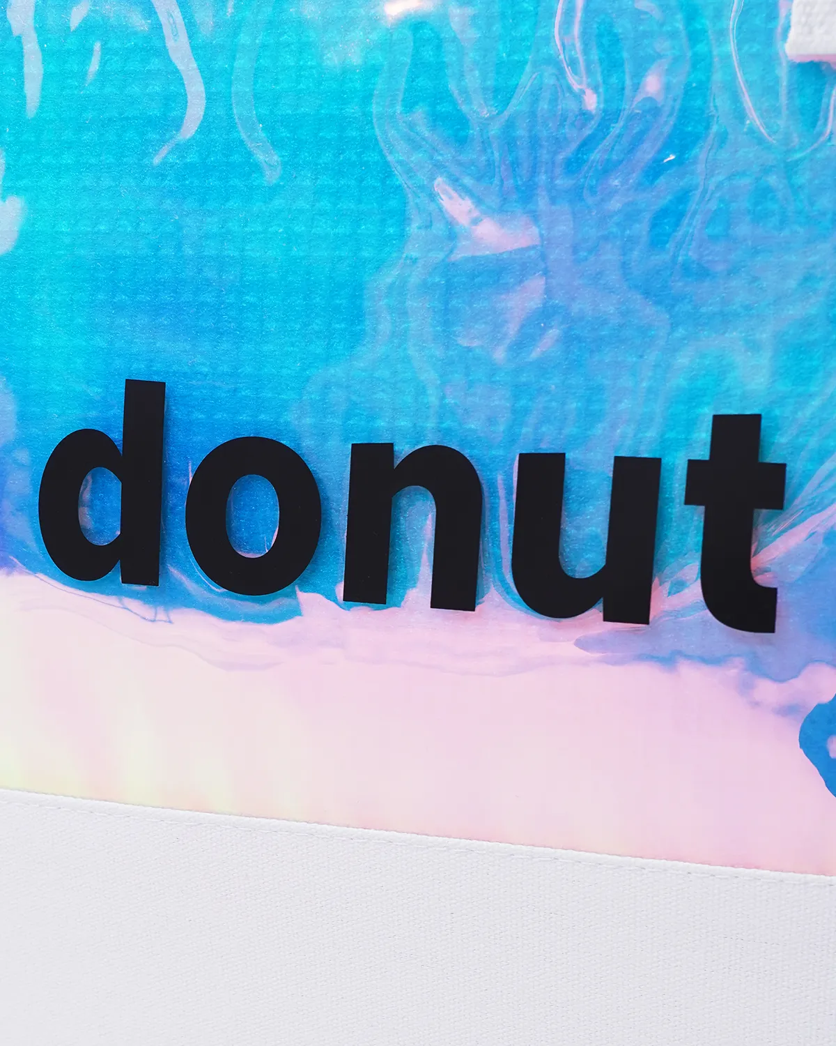 ホログラムPVC+コットン角底保冷バッグ_印刷