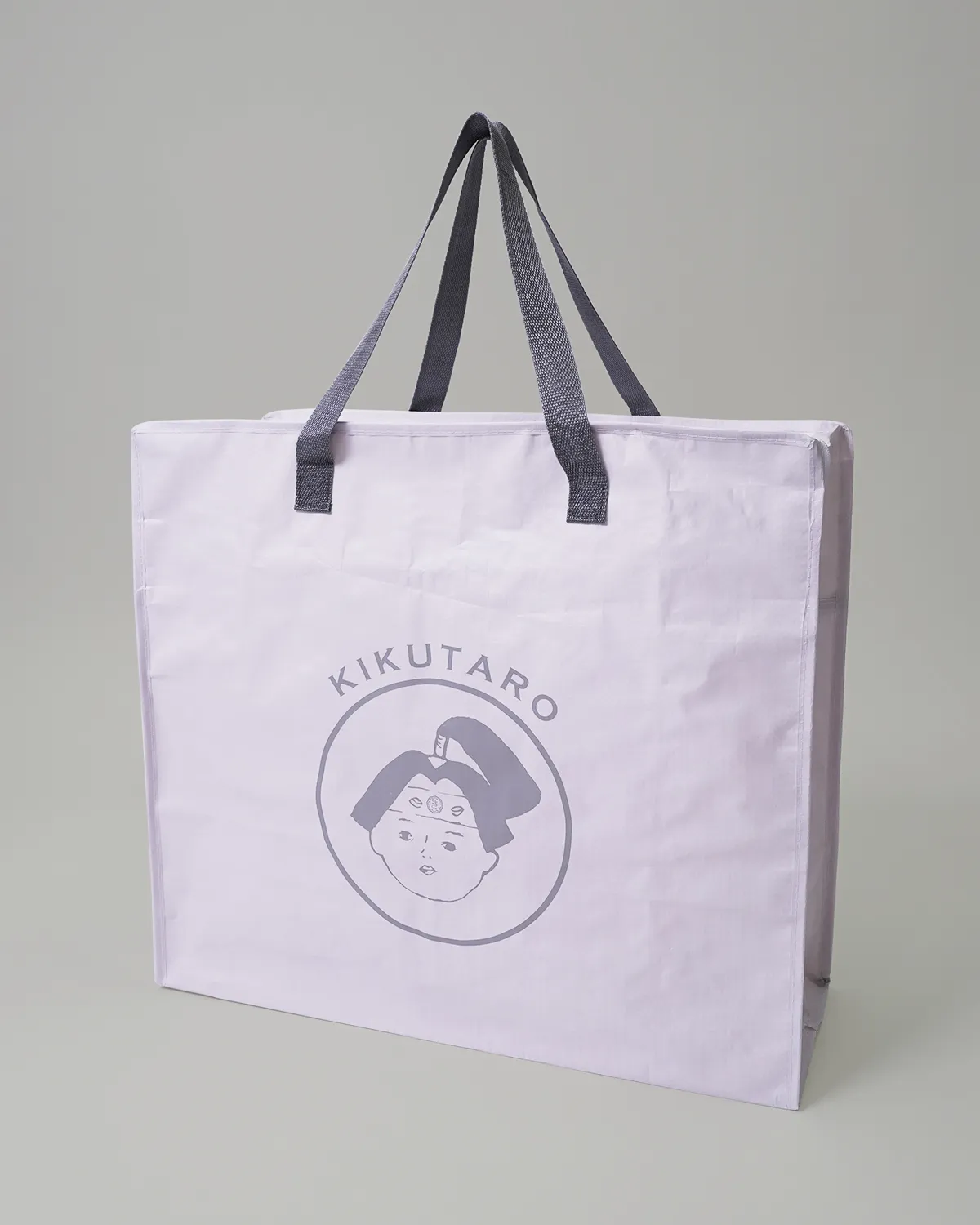 ワリフ(PPクロス)BOX型バッグ ファスナー付_斜め