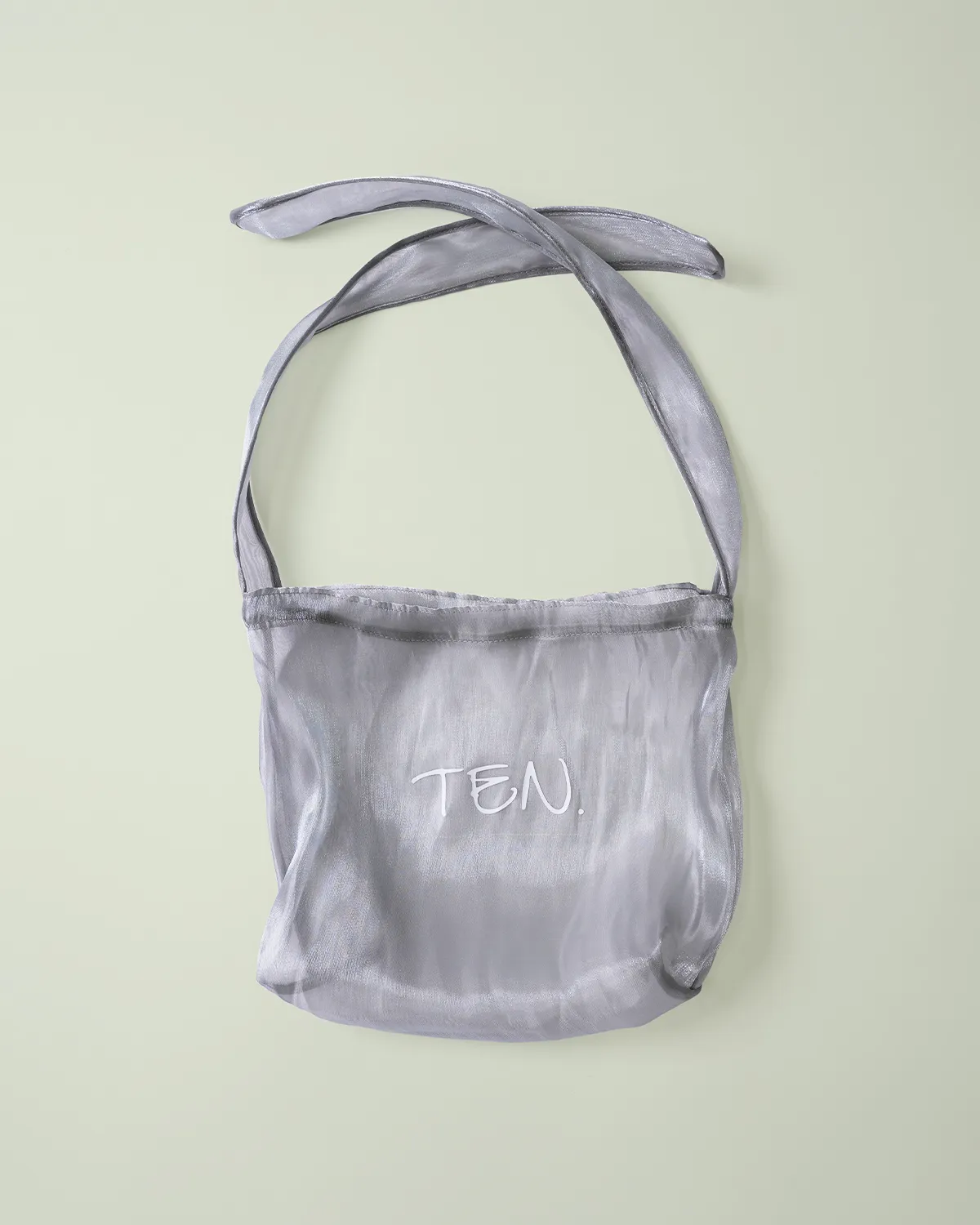 オーガンジーリボンバッグ_平置き