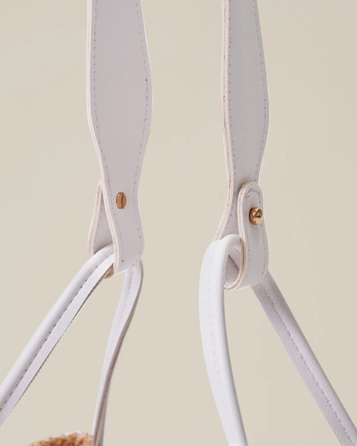 メッシュ合皮_角底バッグ_持ち手