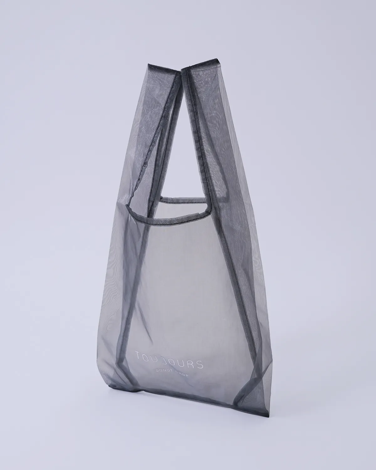 オーガンジーレジ袋型バッグ_斜め