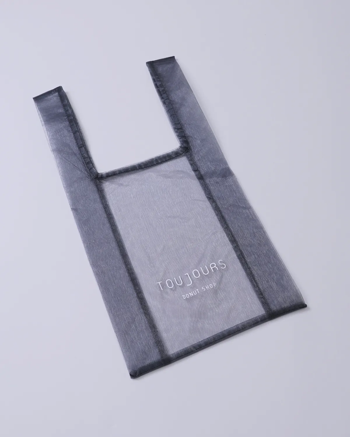 オーガンジーレジ袋型バッグ_斜め・平置き