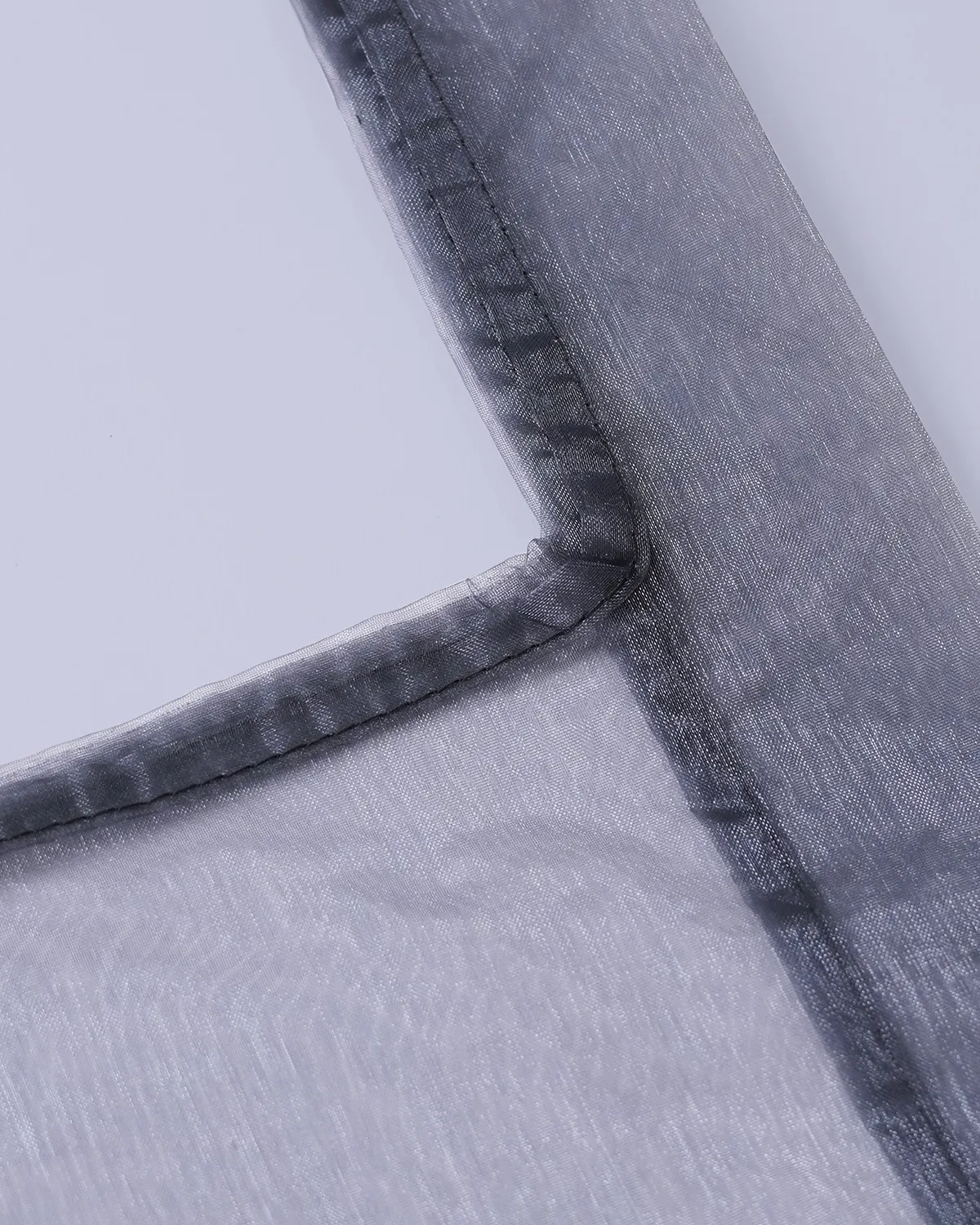 オーガンジーレジ袋型バッグ_バイアス