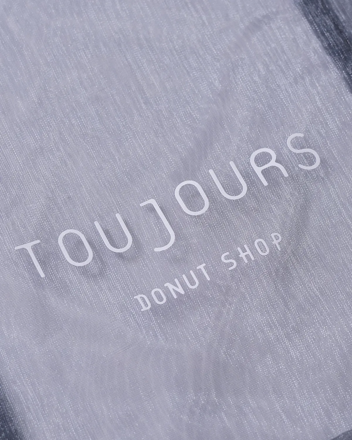 オーガンジーレジ袋型バッグ_印刷