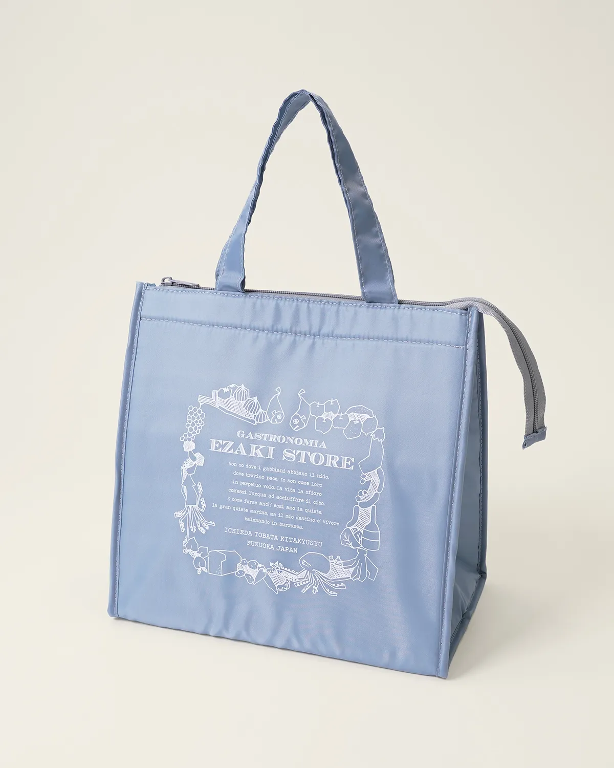 ポリエステル210D角底保冷バッグ_斜め