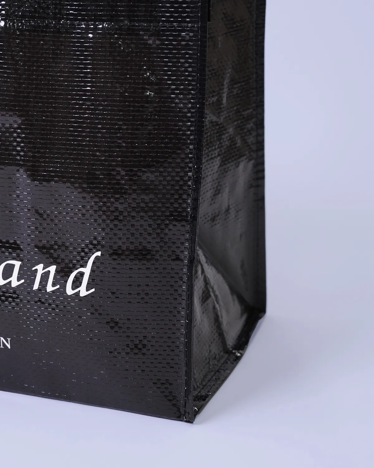 ワリフ（PPクロス）角底バッグ_角