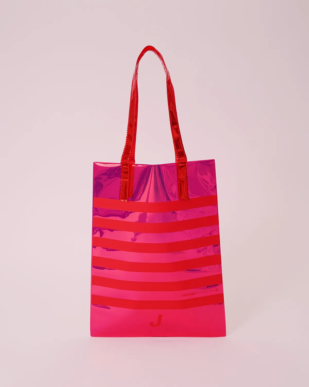 ホログラムPVC+透明塩ビマチなしバッグ_正面