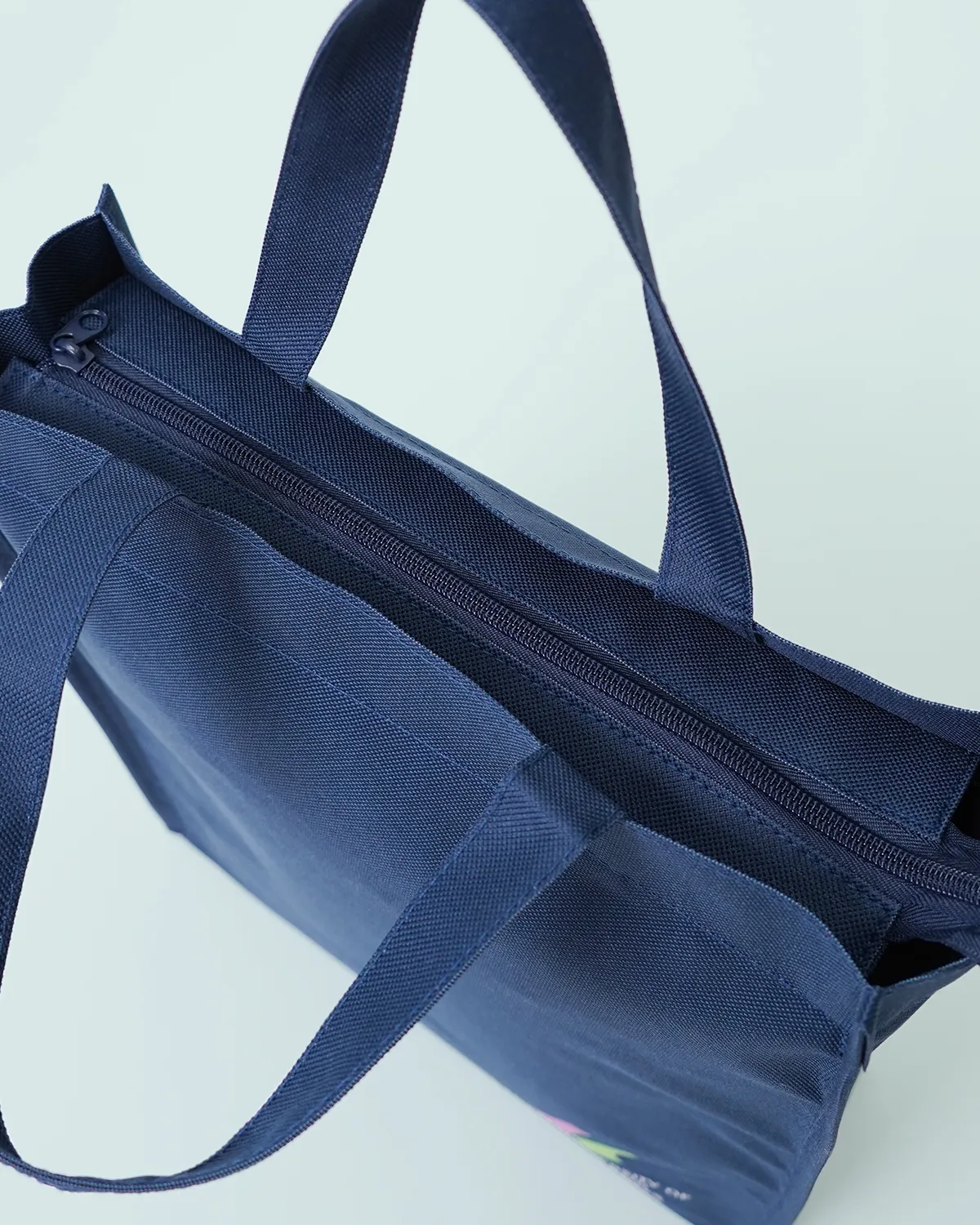 ポリエステル600D 角底バッグ_ファスナー