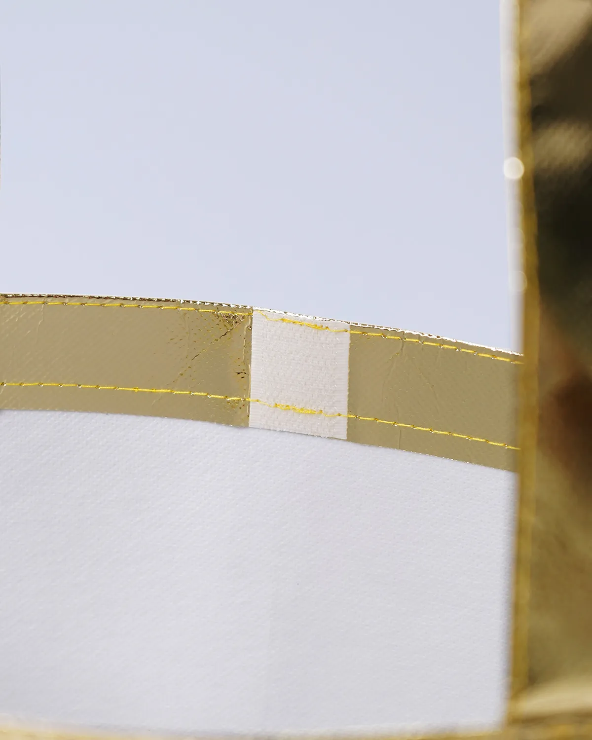 不織布PPメタリック船底バッグ_マジックテープ