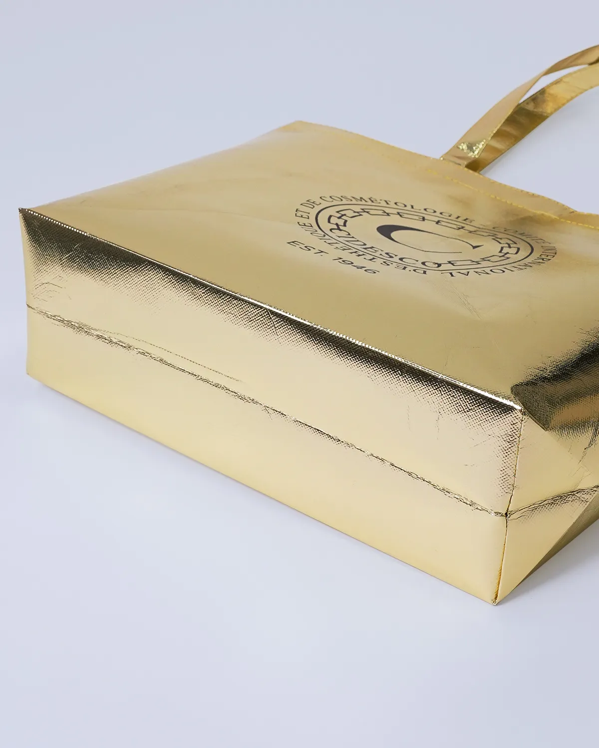 不織布PPメタリック船底バッグ_底面