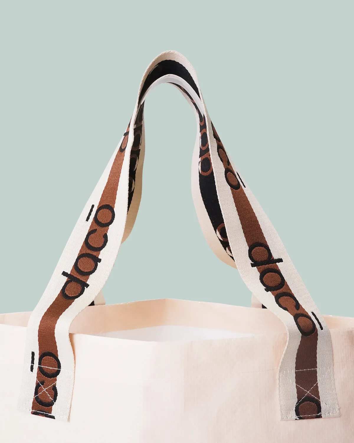 ワリフ（PPクロス）船底バッグ_持ち手ジャガード織り_持ち手