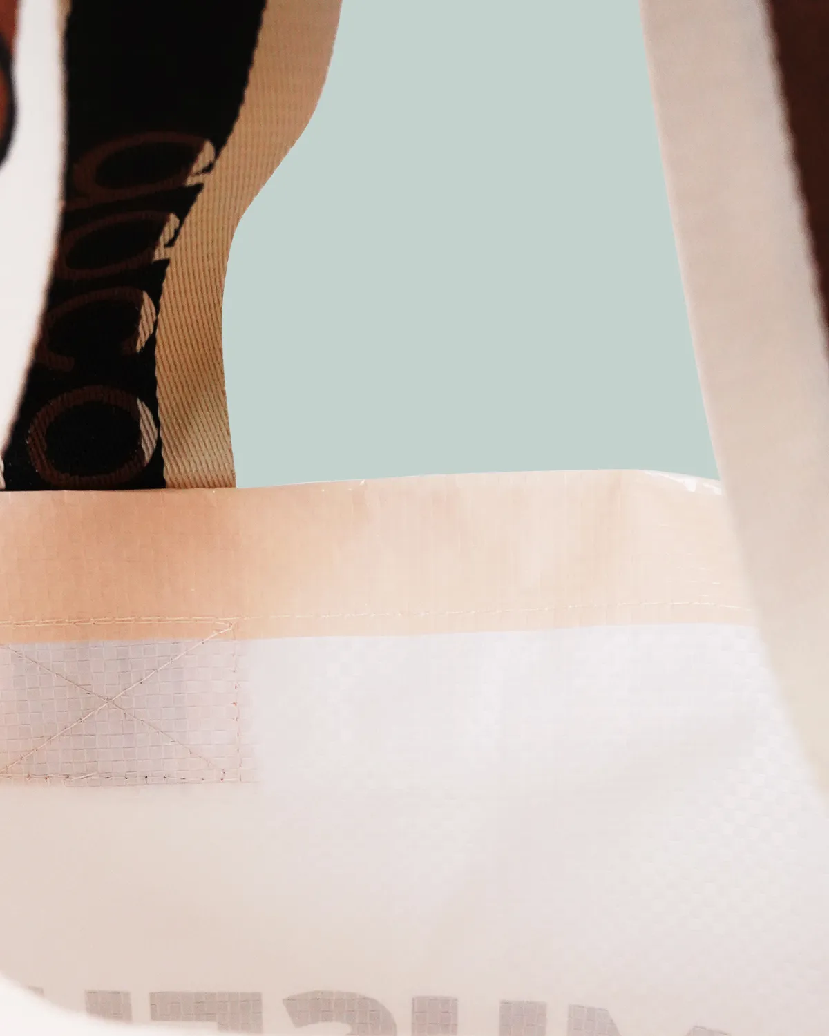 ワリフ（PPクロス）船底バッグ_持ち手ジャガード織り_折り返し