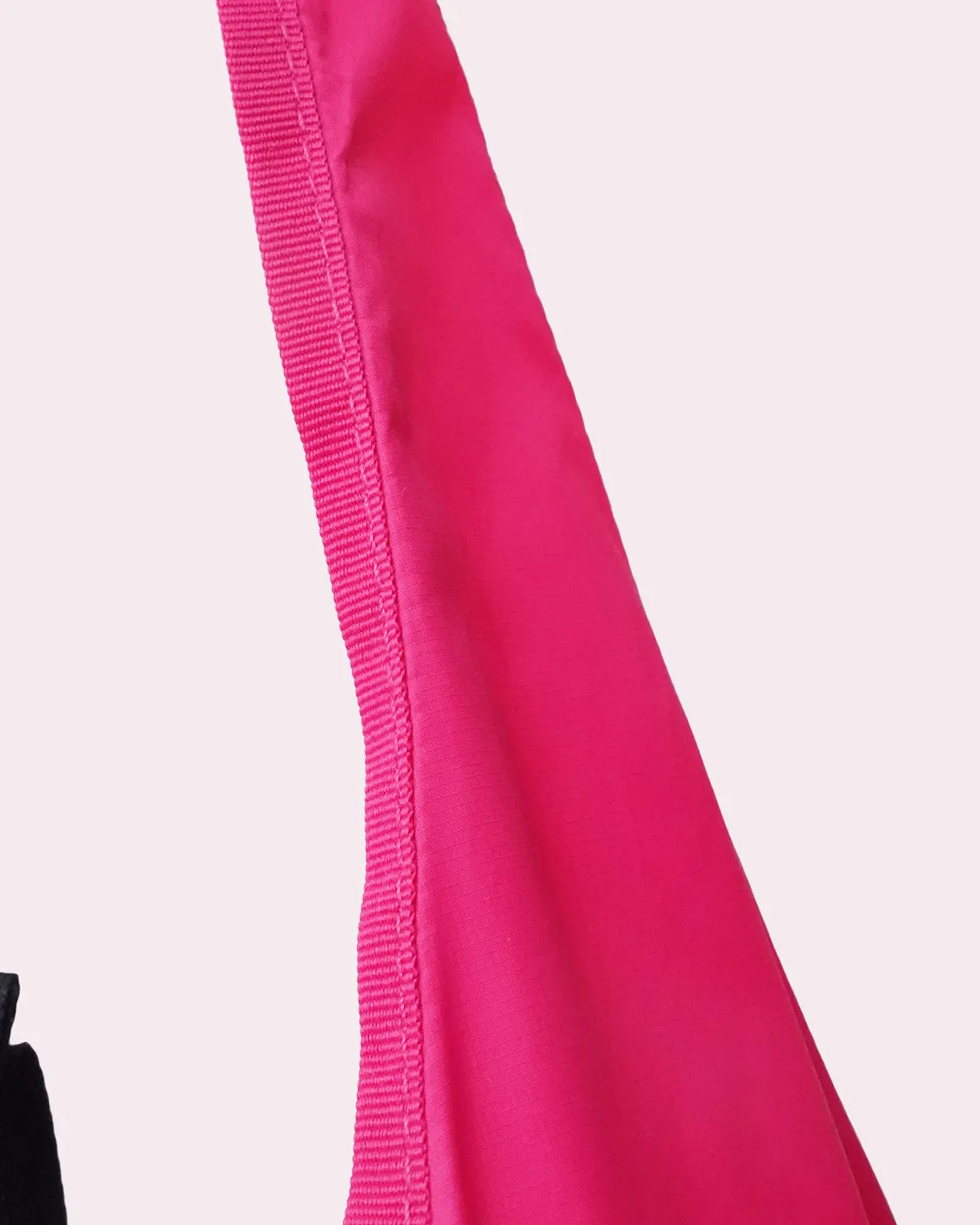 ポリエステル船底エコバッグくしゅくしゅ収納_持ち手バイアス