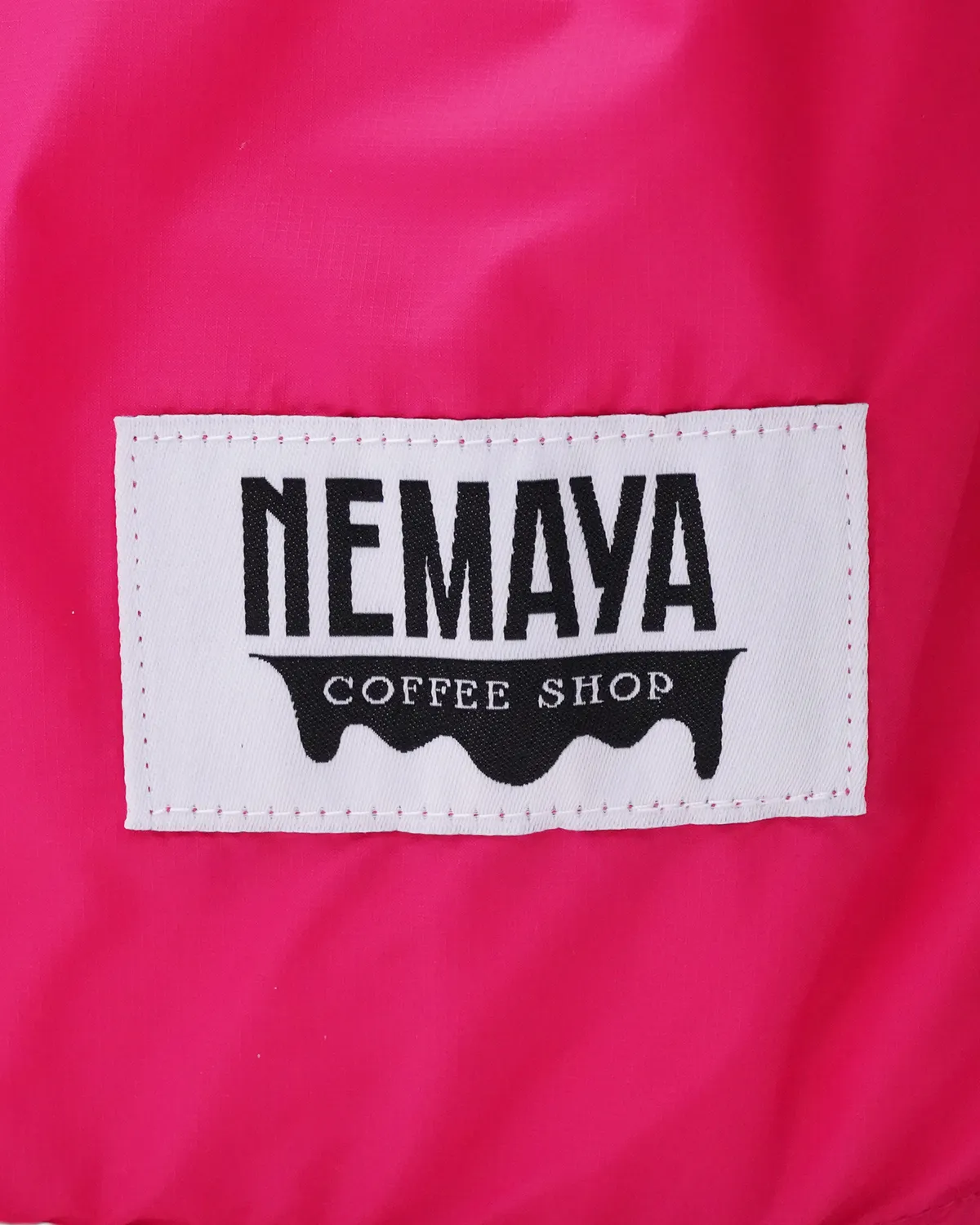 ポリエステル船底エコバッグくしゅくしゅ収納_織りネーム