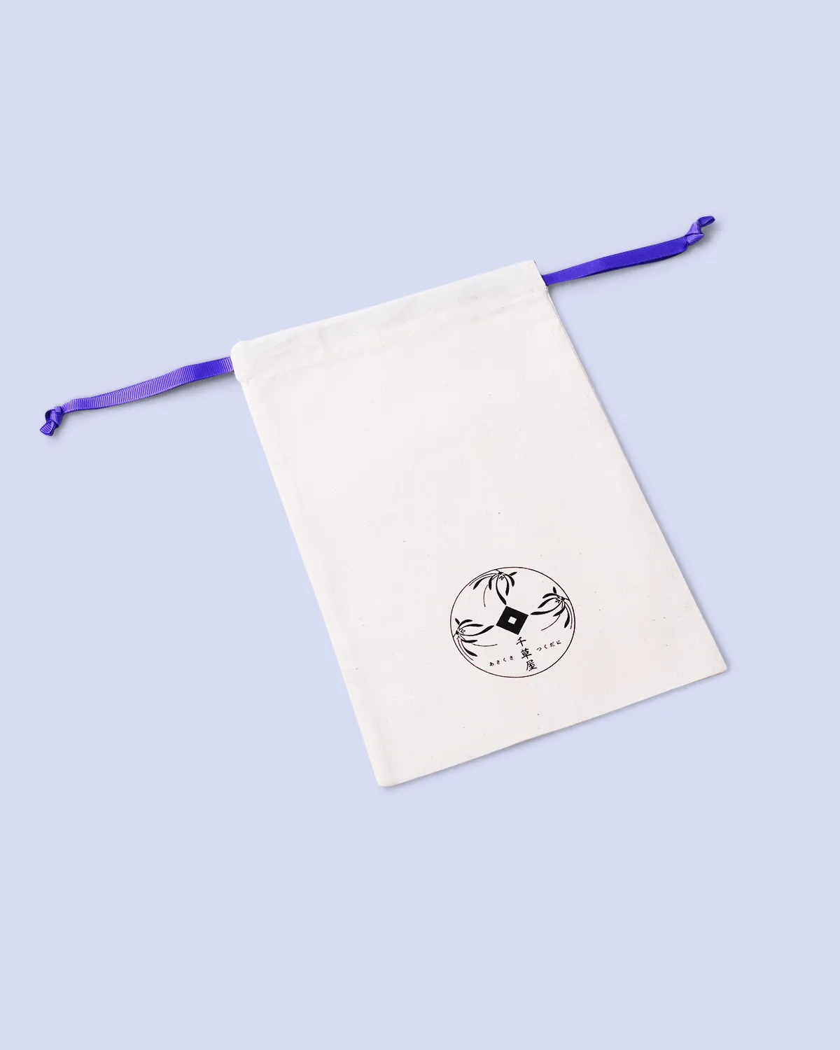 コットン5オンス巾着袋_平置き斜め