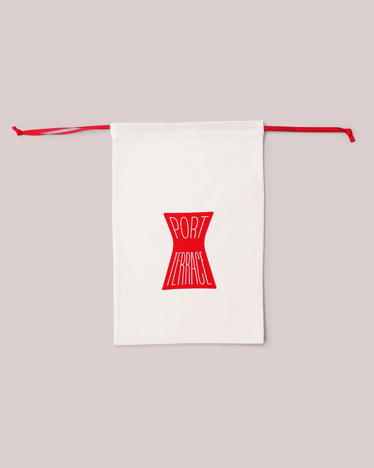 マチなし巾着袋(小)_平置き正面