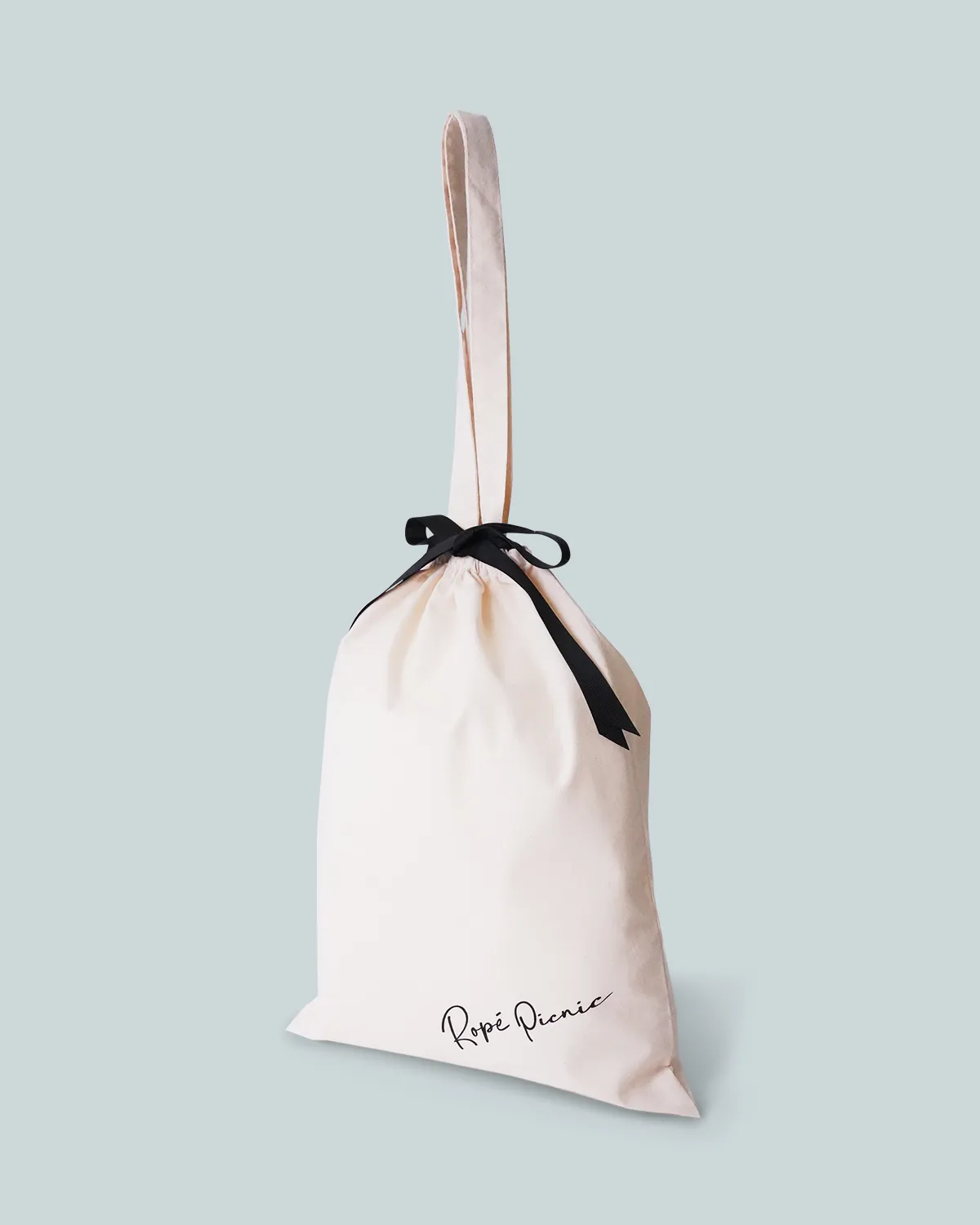 コットン5オンス巾着袋_斜め