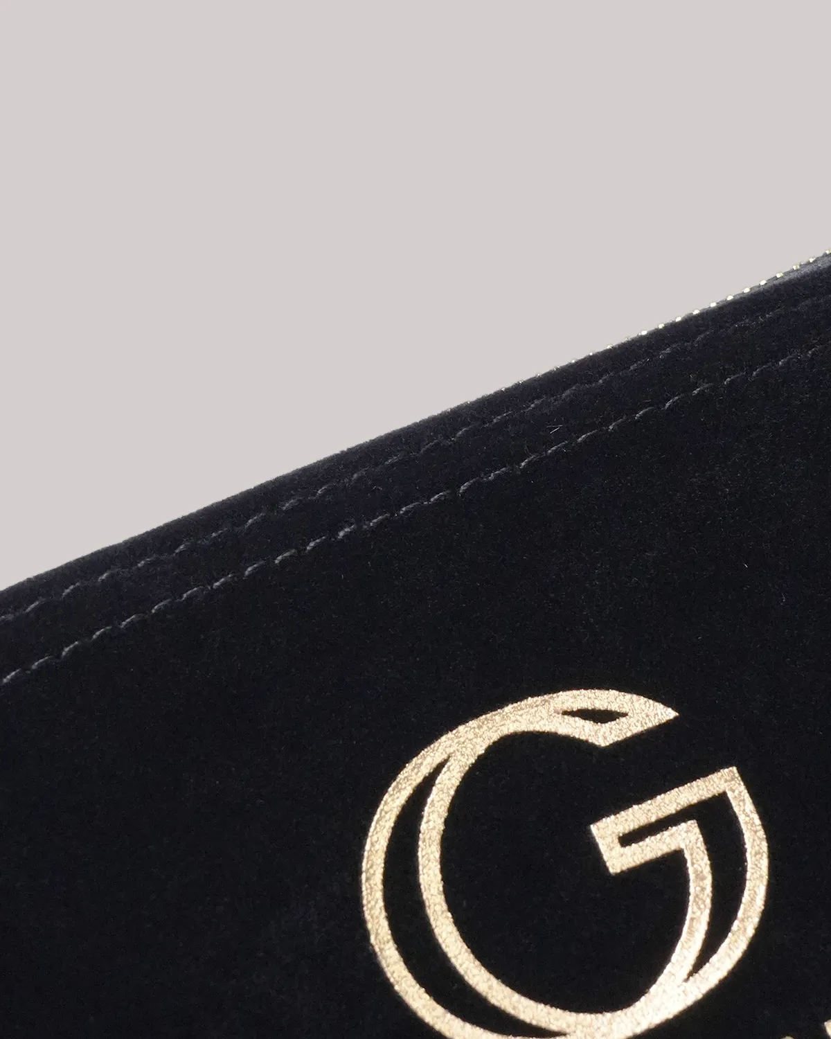 ベロア平袋ポーチ_ステッチ