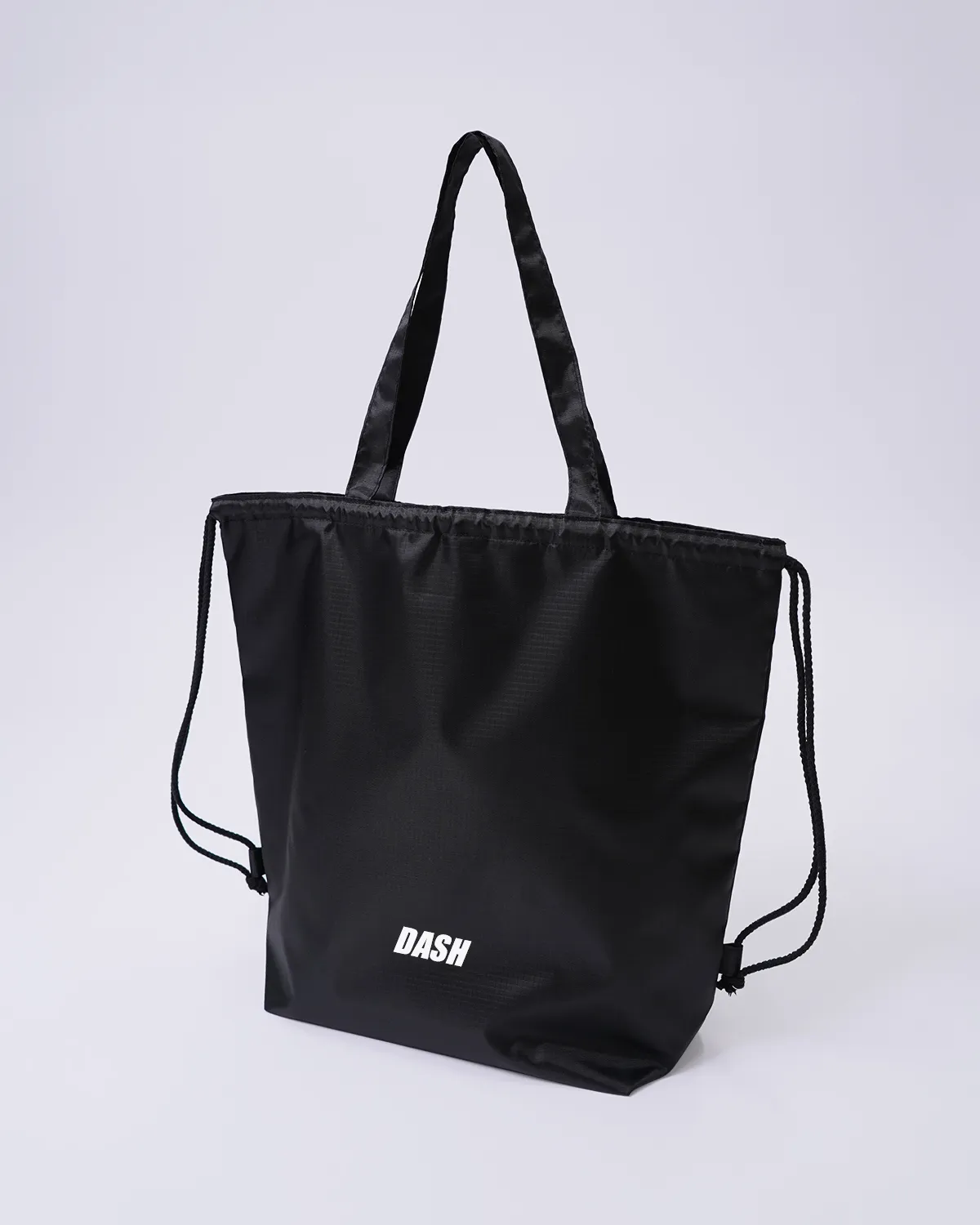 ポリエステル両ひもショルダー持ち手付き_斜め