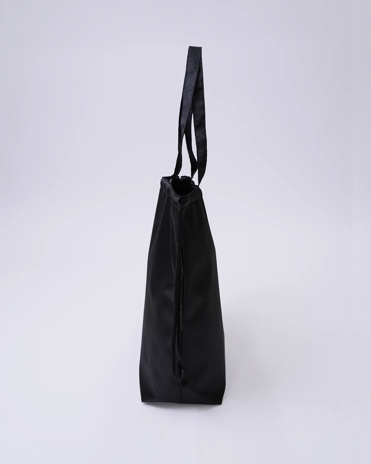 ポリエステル両ひもショルダー持ち手付き_側面