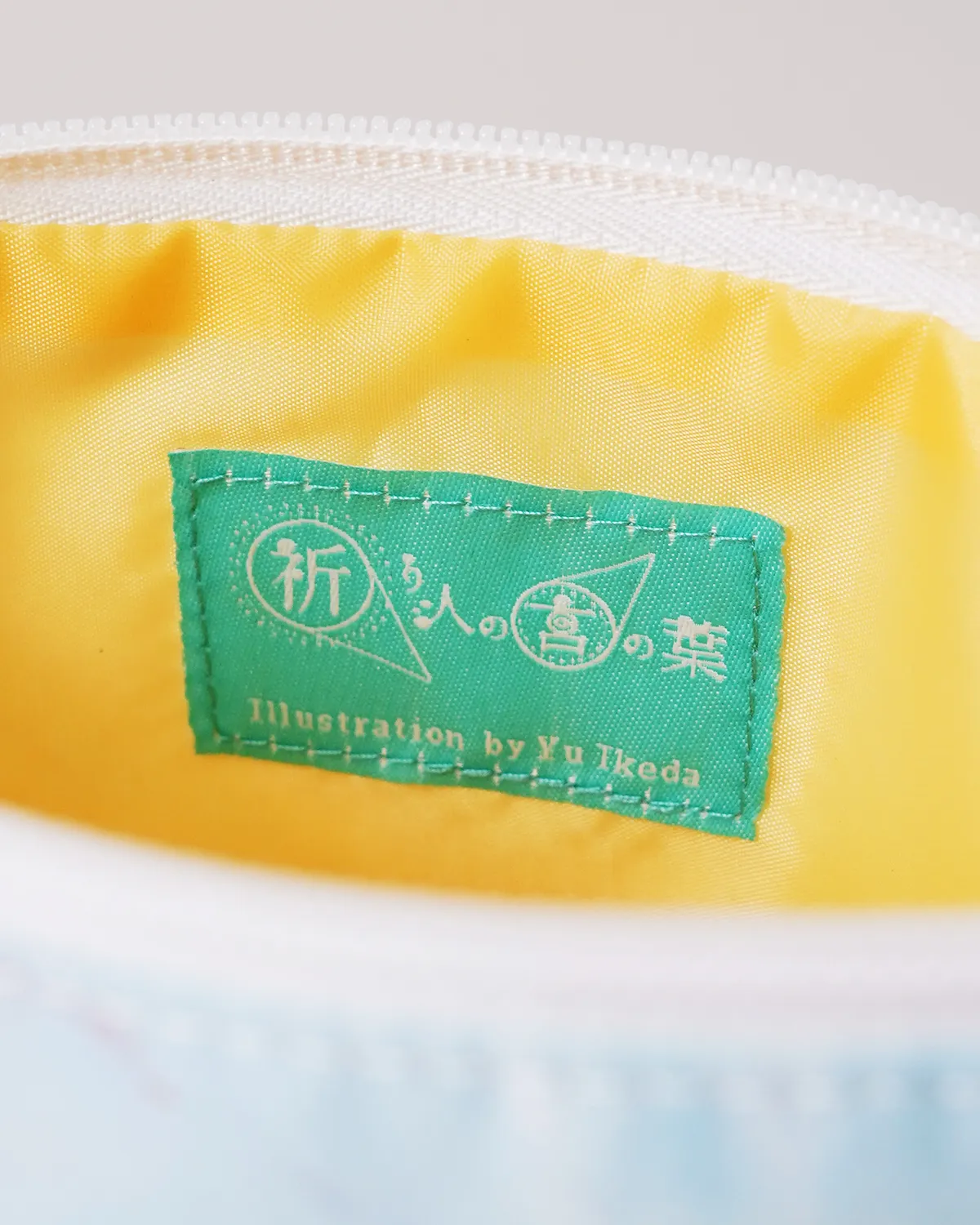 透明塩ビ船底ポシェット＋ポリエステル船底ポーチ_織ネーム