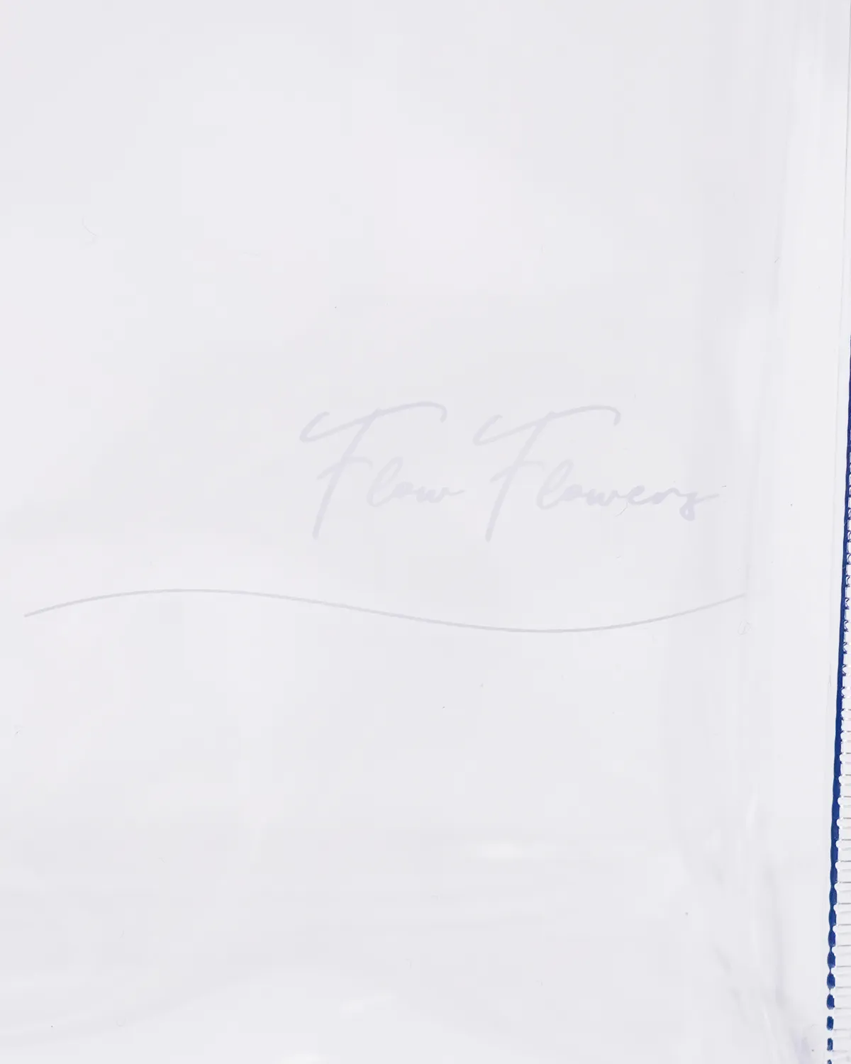 透明塩ビ角底バッグ（花入れる）_印刷