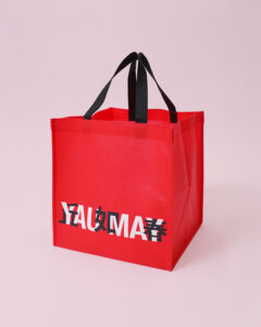 不織布角底バッグ_斜め