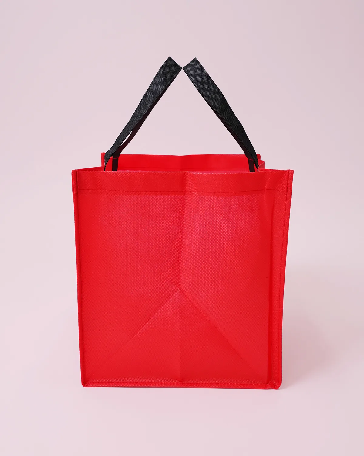 不織布角底バッグ_側面