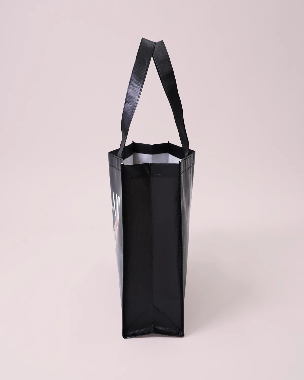 不織布角底バッグマットPPフィルムフルカラー_側面