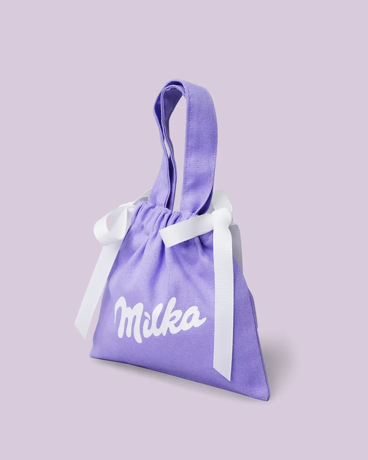 コットン6オンスマチなし巾着袋持ち手付き_斜め