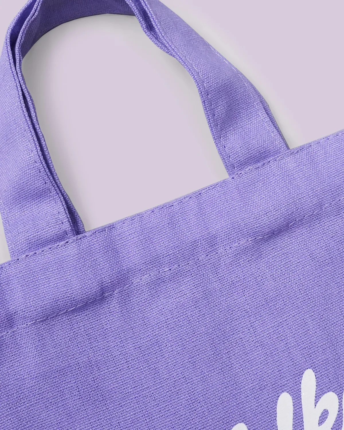 コットン6オンスマチなし巾着袋持ち手付き_ステッチ